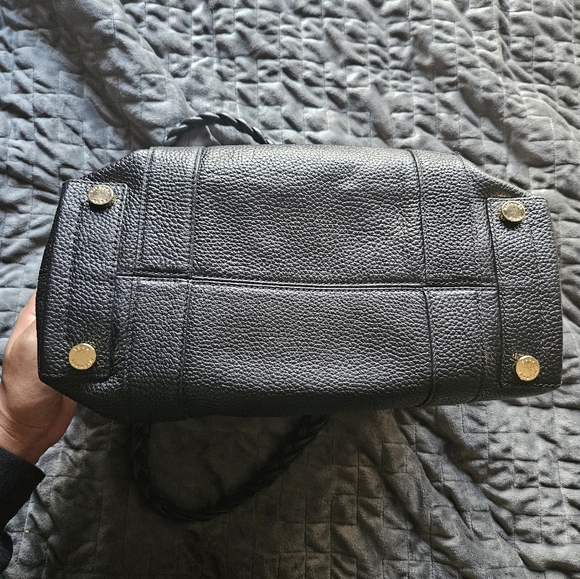 Michael Kors Black Leather Tote Bag - Picture 6 of 8